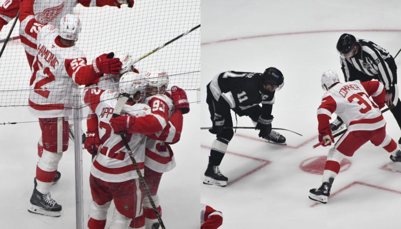 Dolorosa derrota de Los Ángeles Kings frente a Detroit Red Wings