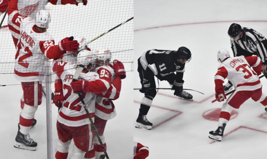 Dolorosa derrota en casa de Los Ángeles Kings frente a Detroit Red Wings