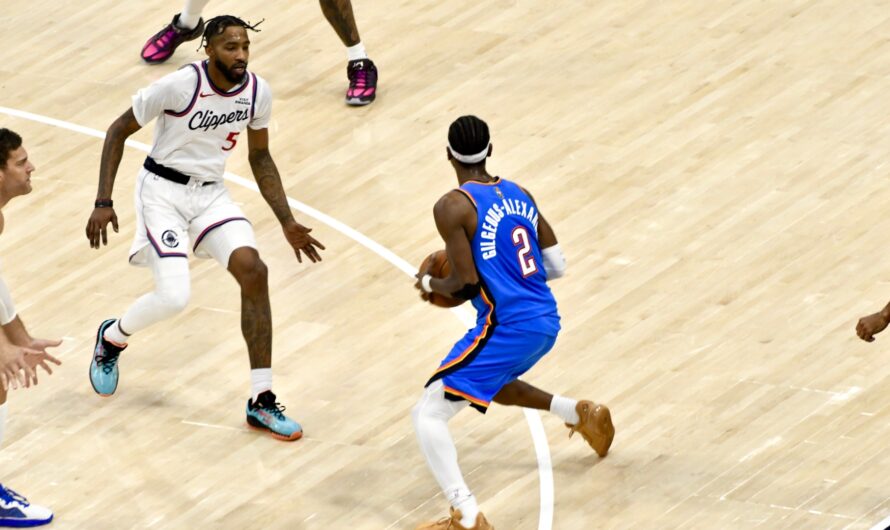En una noche mágica de Gilgeus-Alexander, Oklahoma City Thunder venció a los Clippers